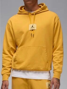 Air Jordan® Essentials Wings Fleece Hoodie in Royal Ochre Gold